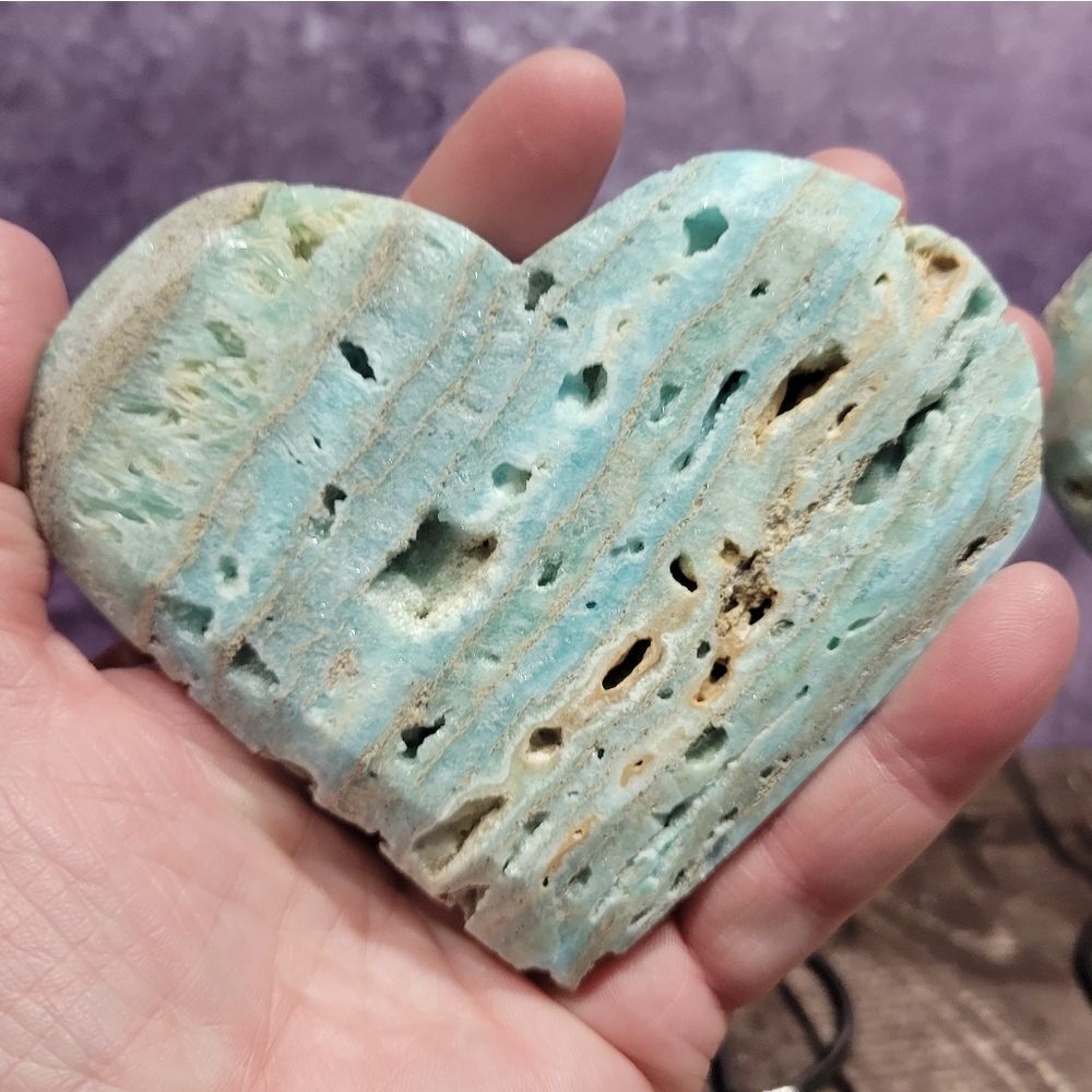 ‎Hemimorphite Heart - Picture 5 of 8